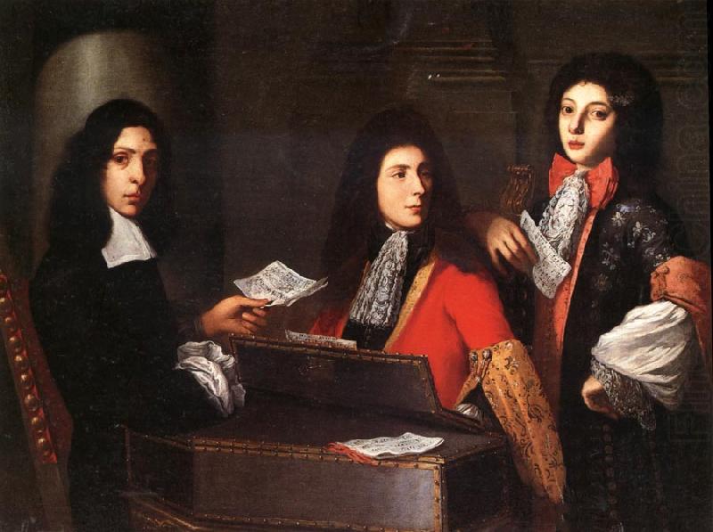 Anton Domenico Gabbiani Portrait of Musicians at the Medici Court china oil painting image